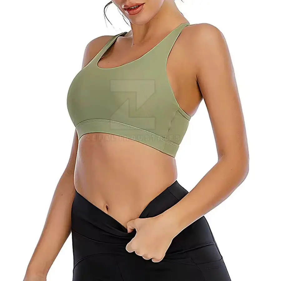 Women Sports Bra Breathable Eco-Friendly Durable Fabric High Support Quick Dry Adjustable Straps Removable Pads for Running — Zefal Industries product photograph 5 of 6