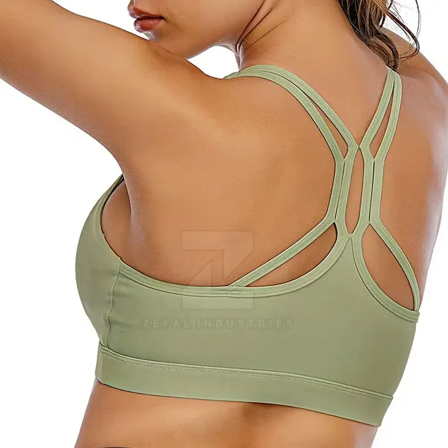Women Sports Bra Breathable Eco-Friendly Durable Fabric High Support Quick Dry Adjustable Straps Removable Pads for Running — Zefal Industries product photograph 6 of 6