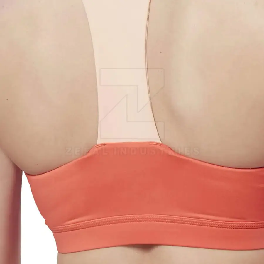 Seamless Breathable Eco-Friendly Quick Dry Yoga Fitness Gym Sports Bra Women High Support Adjustable Straps Front Customizable — Zefal Industries product photograph 6 of 6