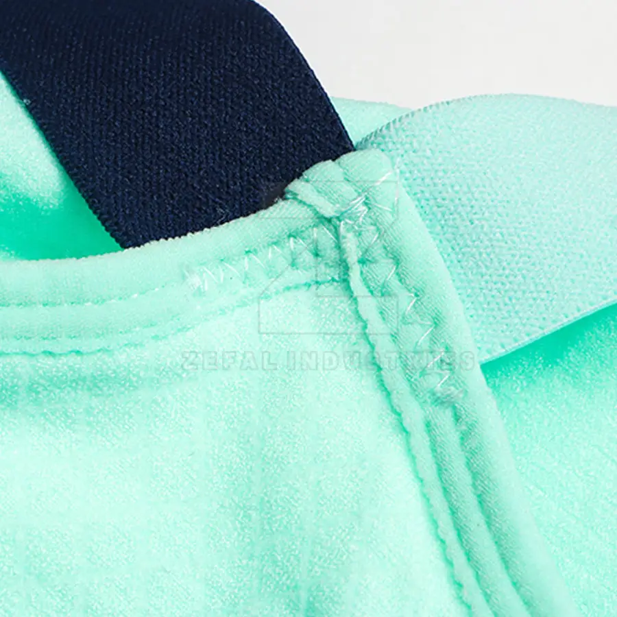 Made Pakistan Women's High Support Breathable Eco-Friendly Sports Bra Adjustable Straps Removable Pads Front Logo Spandex/Nylon — Zefal Industries product photograph 3 of 6