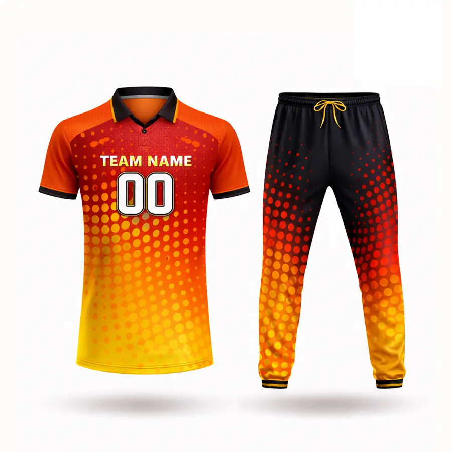 Cricket Uniform Men Adults Custom Team Brand Name Lightweight Comfortable 100% Polyester Anti-Bacterial Winter Print Logo Custom — Zefal Industries product photograph 1 of 6