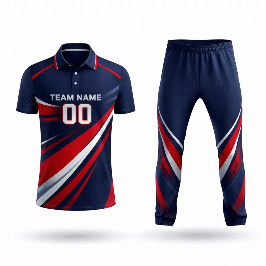 Latest Design Cheap Price Men's Cricket Uniform with Customizable Options 100% Polyester Anti-Bacterial Winter — Zefal Industries product photograph 1 of 6