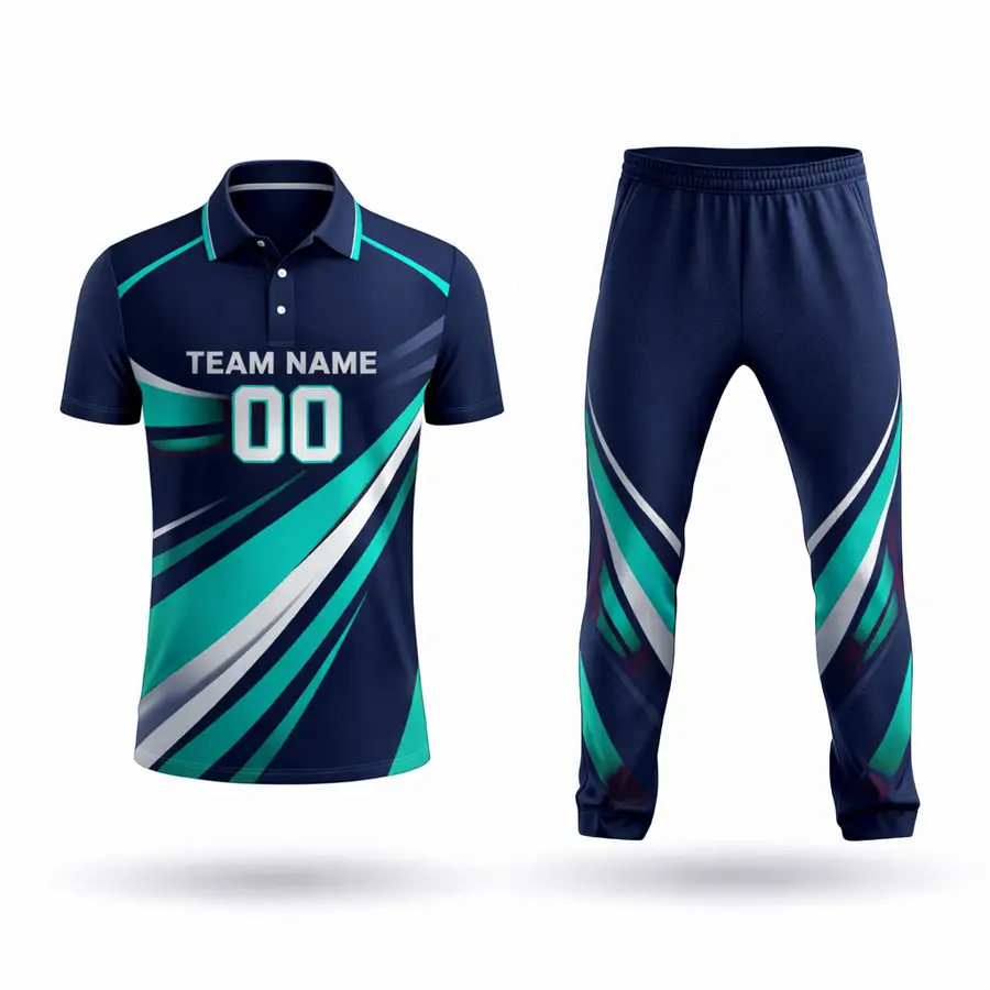 Latest Design Cheap Price Men's Cricket Uniform with Customizable Options 100% Polyester Anti-Bacterial Winter — Zefal Industries product photograph 2 of 6