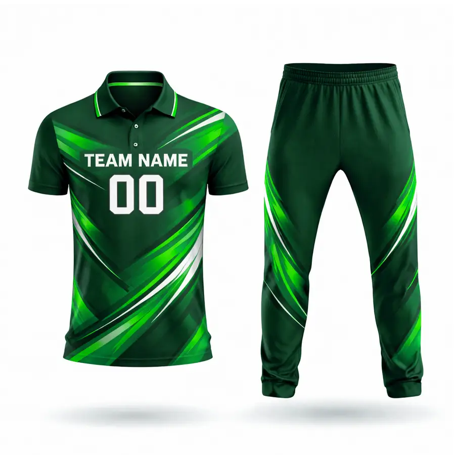 Professional Wholesale Customized Cricket Uniform Full Sublimation Logo Design 100% Polyester Anti-Bacterial Men Custom Team — Zefal Industries product photograph 3 of 6