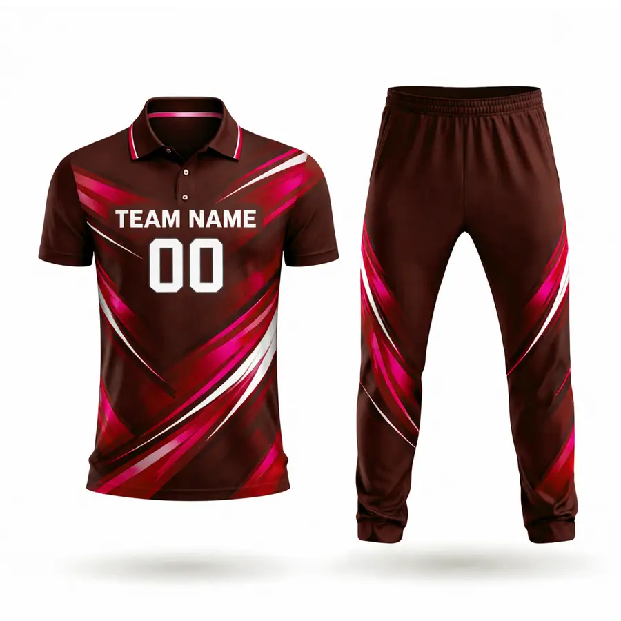 Professional Wholesale Customized Cricket Uniform Full Sublimation Logo Design 100% Polyester Anti-Bacterial Men Custom Team — Zefal Industries product photograph 6 of 6