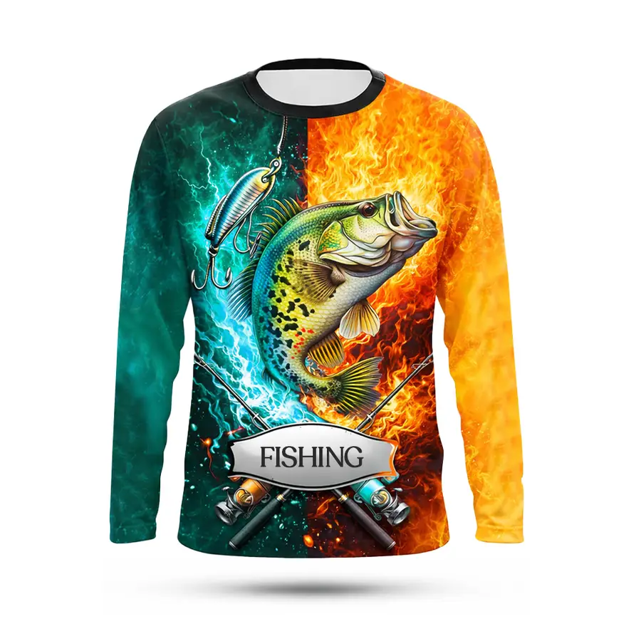 Customizable Rash Guard Men Long Sleeves Diving UV Protection Quick Drying Sport Breathable Running Hiking Winter 100% Polyester — Zefal Industries product photograph 2 of 6