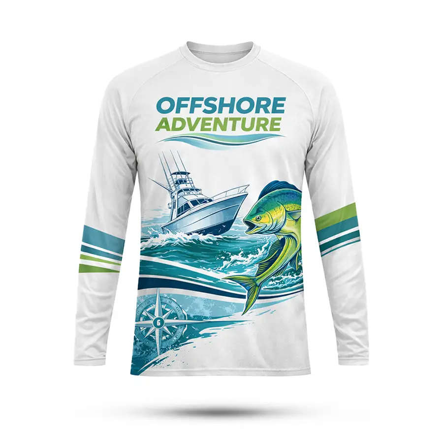 Long Sleeve Sublimation Printing Customized Logo Wear Design Your Own High Quality Anti-Bacterial 100% Polyester Winter Sports — Zefal Industries product photograph 1 of 6