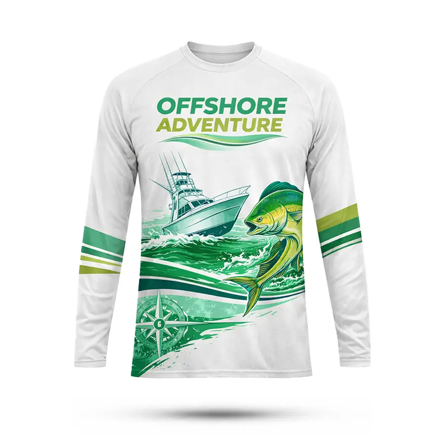 Long Sleeve Sublimation Printing Customized Logo Wear Design Your Own High Quality Anti-Bacterial 100% Polyester Winter Sports — Zefal Industries product photograph 2 of 6