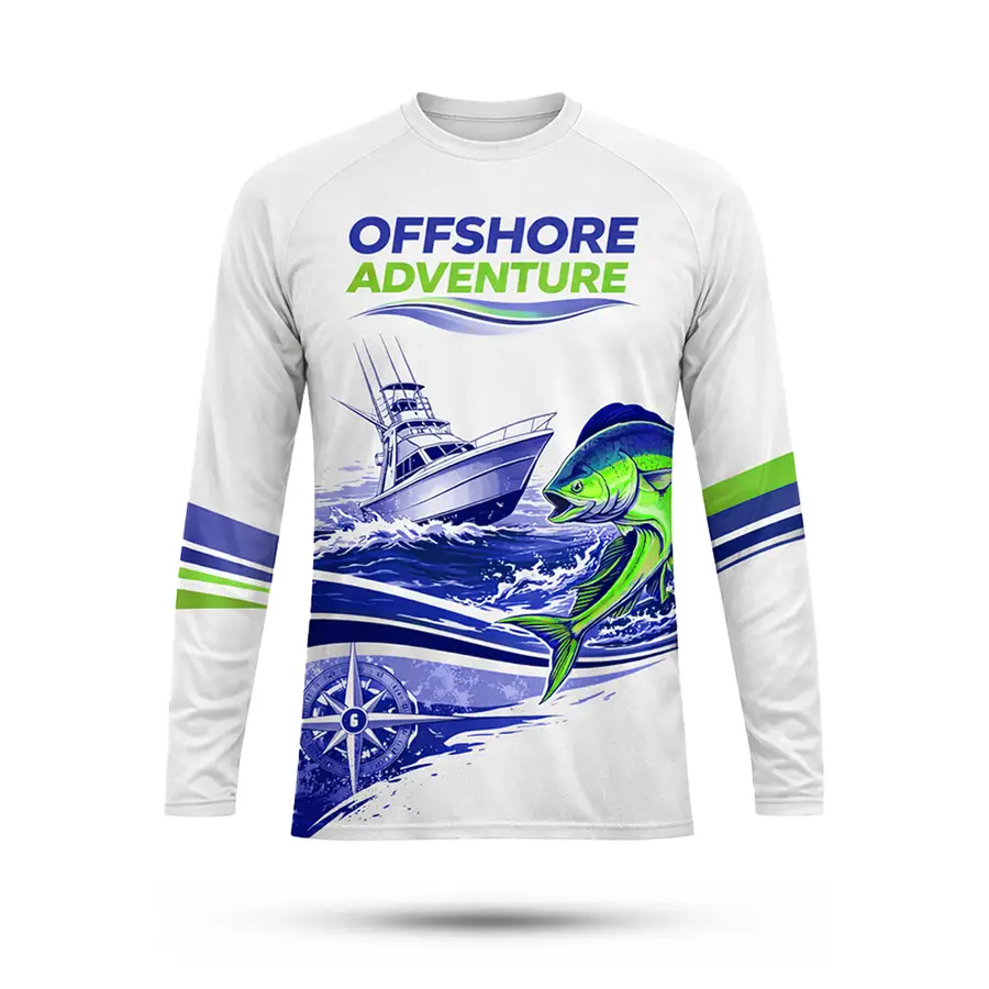 Long Sleeve Sublimation Printing Customized Logo Wear Design Your Own High Quality Anti-Bacterial 100% Polyester Winter Sports — Zefal Industries product photograph 4 of 6