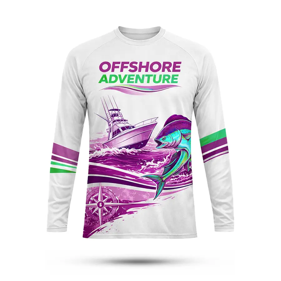 Long Sleeve Sublimation Printing Customized Logo Wear Design Your Own High Quality Anti-Bacterial 100% Polyester Winter Sports — Zefal Industries product photograph 5 of 6