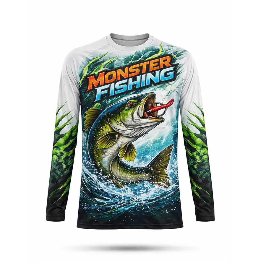 Custom Wholesale Long Sleeve Sublimated Printed Quick Dry Performance Anti-Bacterial 100% Polyester Winter Men — Zefal Industries product photograph 1 of 6
