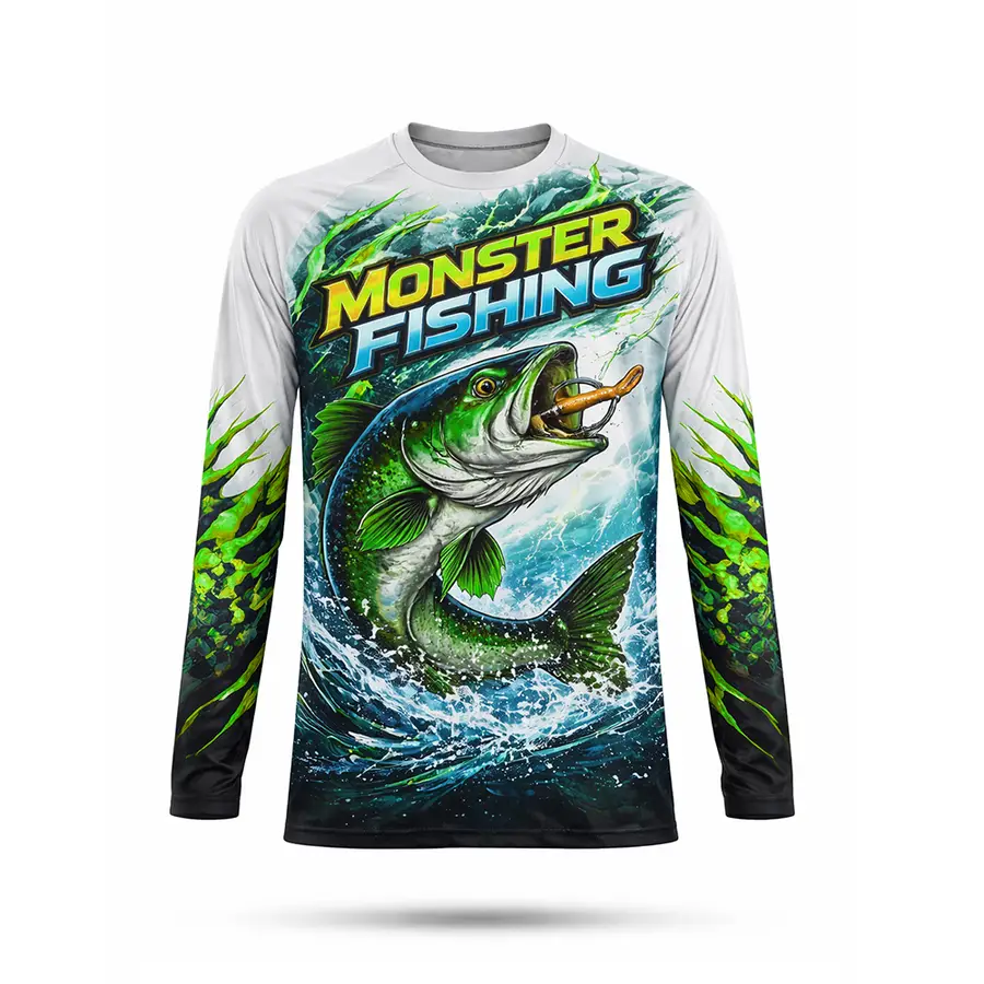 Custom Wholesale Long Sleeve Sublimated Printed Quick Dry Performance Anti-Bacterial 100% Polyester Winter Men — Zefal Industries product photograph 2 of 6