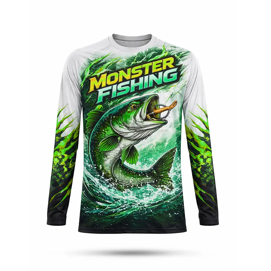 Custom Wholesale Long Sleeve Sublimated Printed Quick Dry Performance Anti-Bacterial 100% Polyester Winter Men — Zefal Industries product photograph 3 of 6