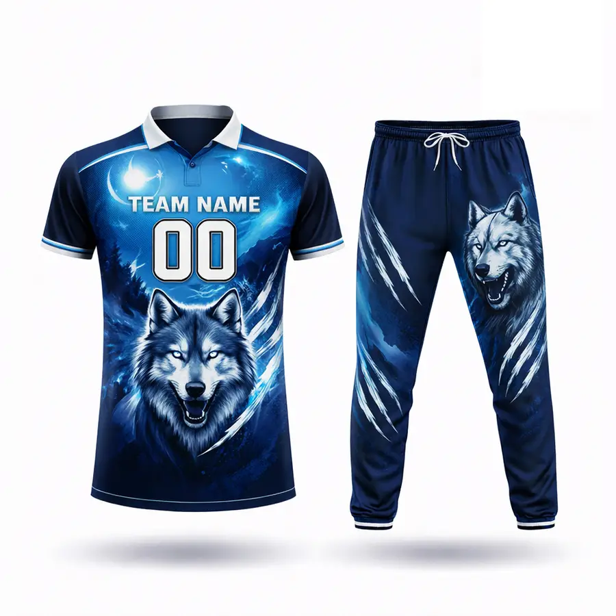 2025 Top Trending Custom Logo Jersey High Quality Anti-Bacterial 100% Polyester Men's T Shirt Trouser Set Winter Custom Adults — real Zefal Industries product photograph