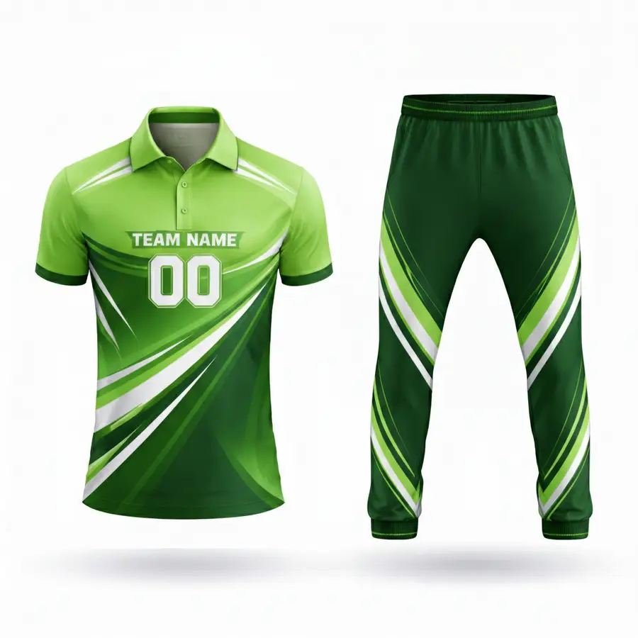 New Design Digital Print Anti-Bacterial 100% Polyester Men's Cricket Uniform for Kit Customizable Team Jersey Winter — Zefal Industries product photograph 2 of 6