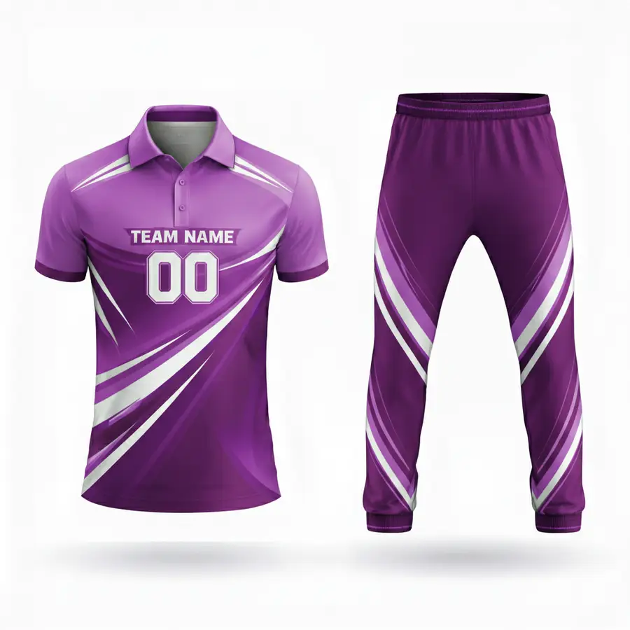 New Design Digital Print Anti-Bacterial 100% Polyester Men's Cricket Uniform for Kit Customizable Team Jersey Winter — Zefal Industries product photograph 3 of 6