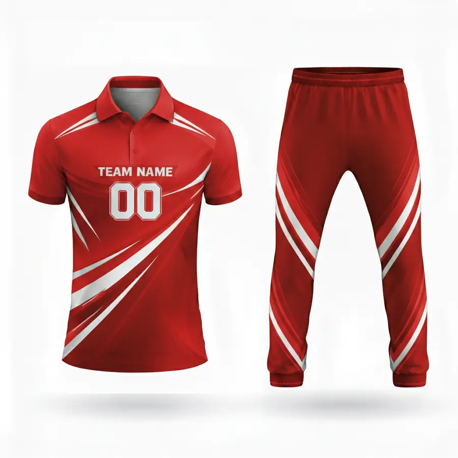 New Design Digital Print Anti-Bacterial 100% Polyester Men's Cricket Uniform for Kit Customizable Team Jersey Winter — Zefal Industries product photograph 5 of 6