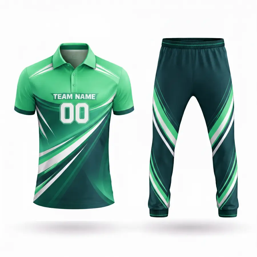 New Design Digital Print Anti-Bacterial 100% Polyester Men's Cricket Uniform for Kit Customizable Team Jersey Winter — Zefal Industries product photograph 6 of 6