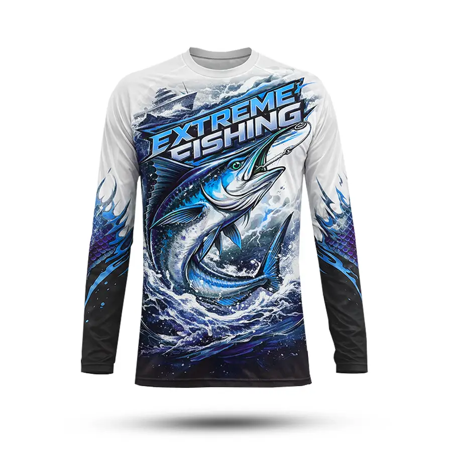 Custom Men Long Sleeve Anti-Wrinkle Quick Dry Ventilated 100% Polyester Anti-Bacterial Winter Outdoor UPF 50+ UV Protection — Zefal Industries product photograph 3 of 6