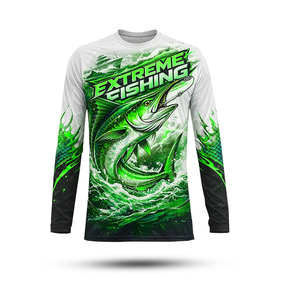 Custom Men Long Sleeve Anti-Wrinkle Quick Dry Ventilated 100% Polyester Anti-Bacterial Winter Outdoor UPF 50+ UV Protection — Zefal Industries product photograph 6 of 6