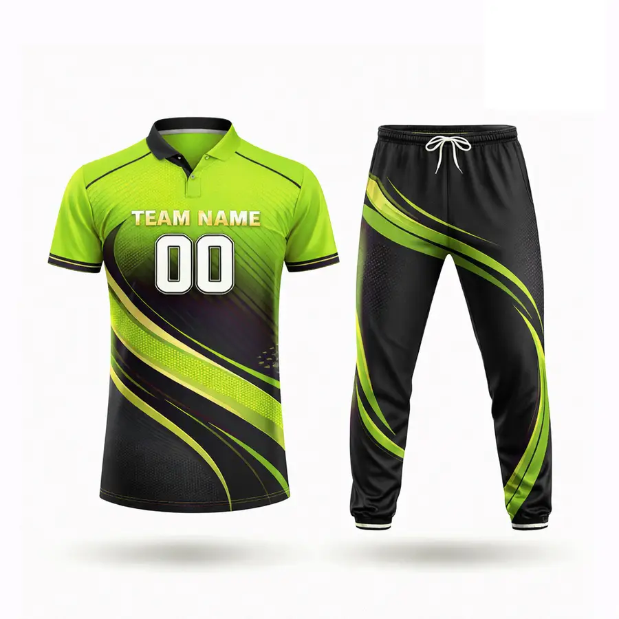 Lightweight Comfortable 100% Polyester Anti-Bacterial Men's Cricket Jersey Custom Logo Team Brand Designs for Winter Made — Zefal Industries product photograph 2 of 6