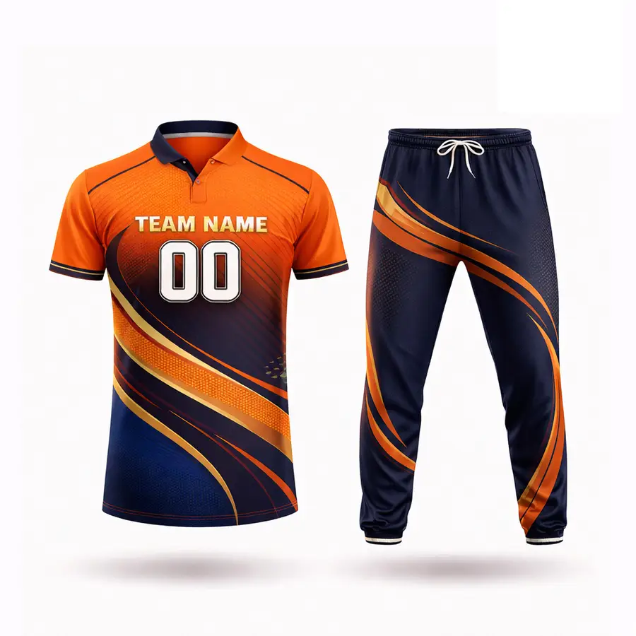 Lightweight Comfortable 100% Polyester Anti-Bacterial Men's Cricket Jersey Custom Logo Team Brand Designs for Winter Made — Zefal Industries product photograph 4 of 6