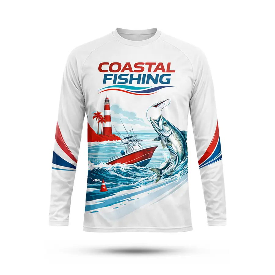 Full Sublimation Breathable 100% Polyester for Men High Quality Custom Anti-UV Anti-Bacterial Long Sleeve Quick Dry Winter — Zefal Industries product photograph 1 of 6
