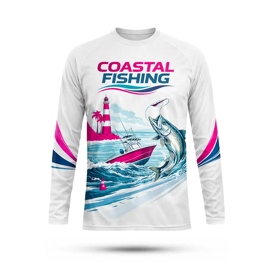 Full Sublimation Breathable 100% Polyester for Men High Quality Custom Anti-UV Anti-Bacterial Long Sleeve Quick Dry Winter — Zefal Industries product photograph 2 of 6
