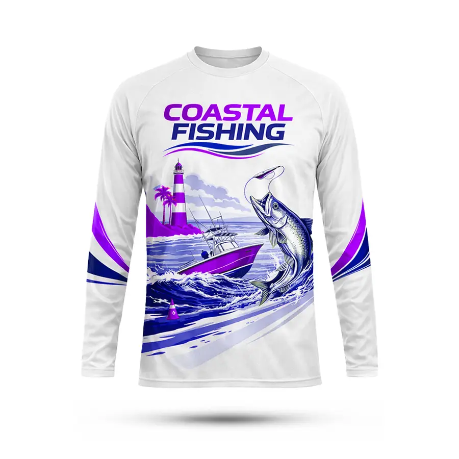 Full Sublimation Breathable 100% Polyester for Men High Quality Custom Anti-UV Anti-Bacterial Long Sleeve Quick Dry Winter — Zefal Industries product photograph 3 of 6