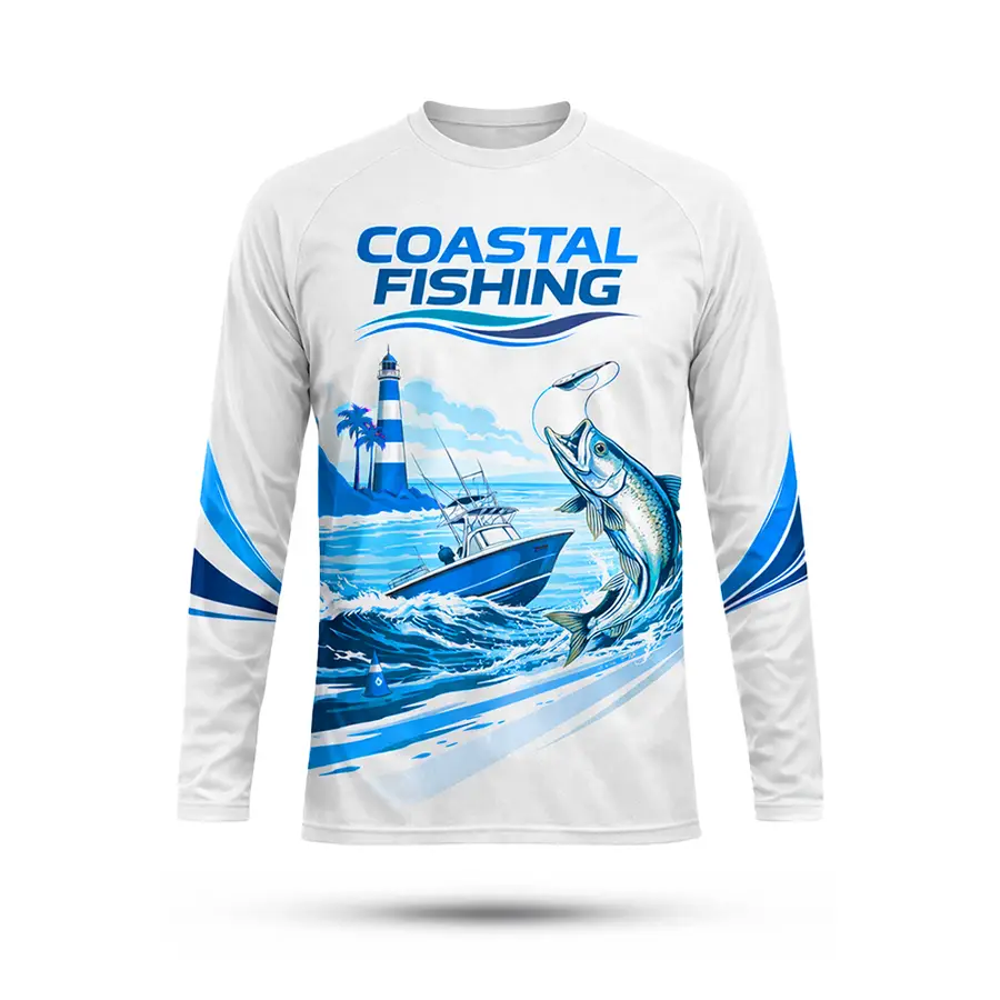 Full Sublimation Breathable 100% Polyester for Men High Quality Custom Anti-UV Anti-Bacterial Long Sleeve Quick Dry Winter — Zefal Industries product photograph 6 of 6