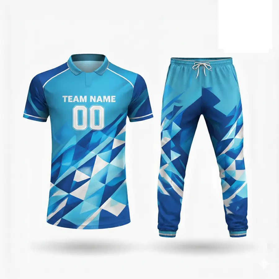 Wholesale Custom Cricket Uniform Sublimated Design Team Jersey 100% Polyester Anti-Bacterial Men's Low Price Custom Colors Logo — Zefal Industries product photograph 2 of 6