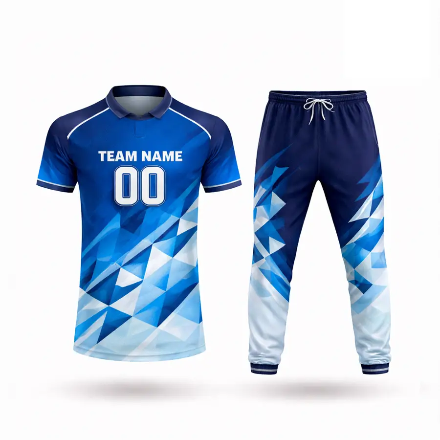 Wholesale Custom Cricket Uniform Sublimated Design Team Jersey 100% Polyester Anti-Bacterial Men's Low Price Custom Colors Logo — Zefal Industries product photograph 4 of 6