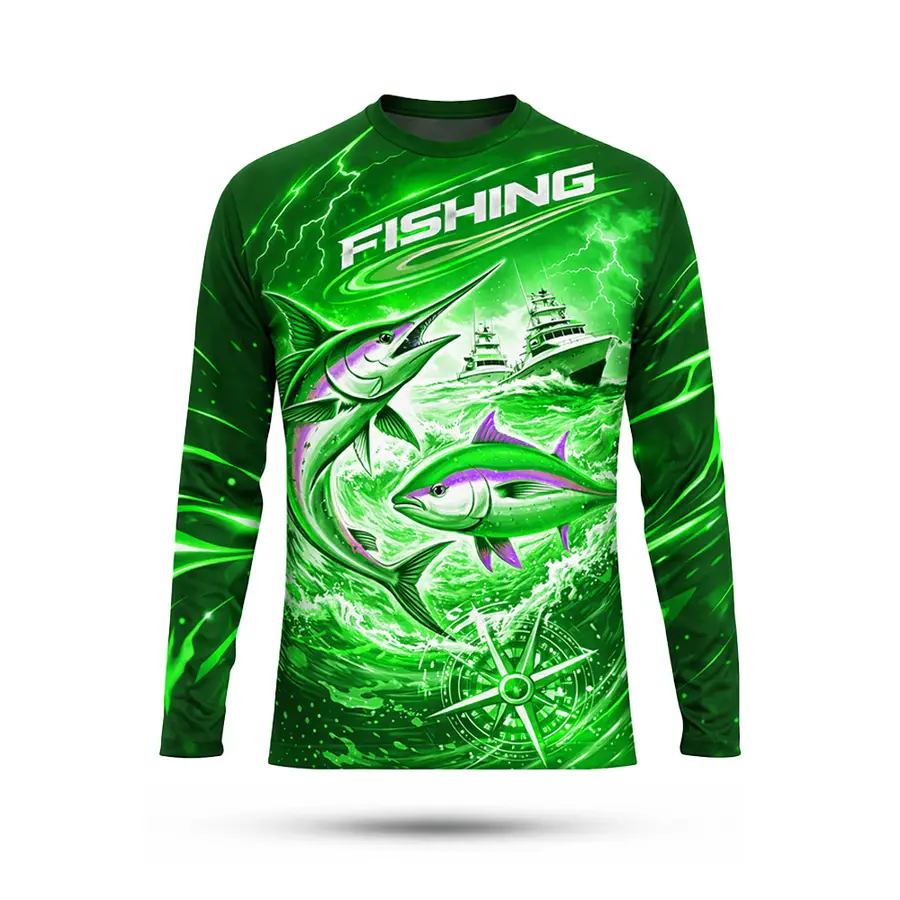 Hot Selling Custom Logo Plus Size Breathable Long Sleeve Drawstring UPF 50+ Quick-Dry Anti-Bacterial 100% Polyester Men's Custom — Zefal Industries product photograph 3 of 6
