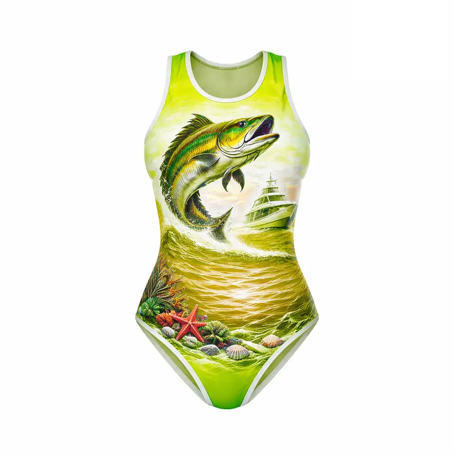 Custom Wholesale One Stylish Swimwear Brazilian Bottom Halter Neckline Tank Plus Size Front Logo Jewelry Windproof 100% — Zefal Industries product photograph 4 of 6