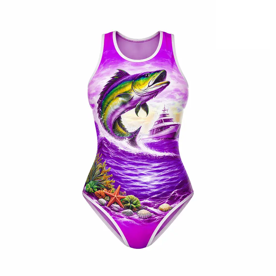 Custom Wholesale One Stylish Swimwear Brazilian Bottom Halter Neckline Tank Plus Size Front Logo Jewelry Windproof 100% — Zefal Industries product photograph 5 of 6