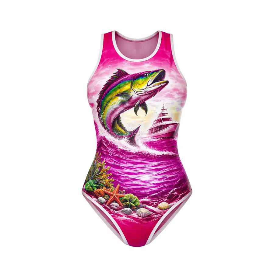 Custom Wholesale One Stylish Swimwear Brazilian Bottom Halter Neckline Tank Plus Size Front Logo Jewelry Windproof 100% — Zefal Industries product photograph 6 of 6