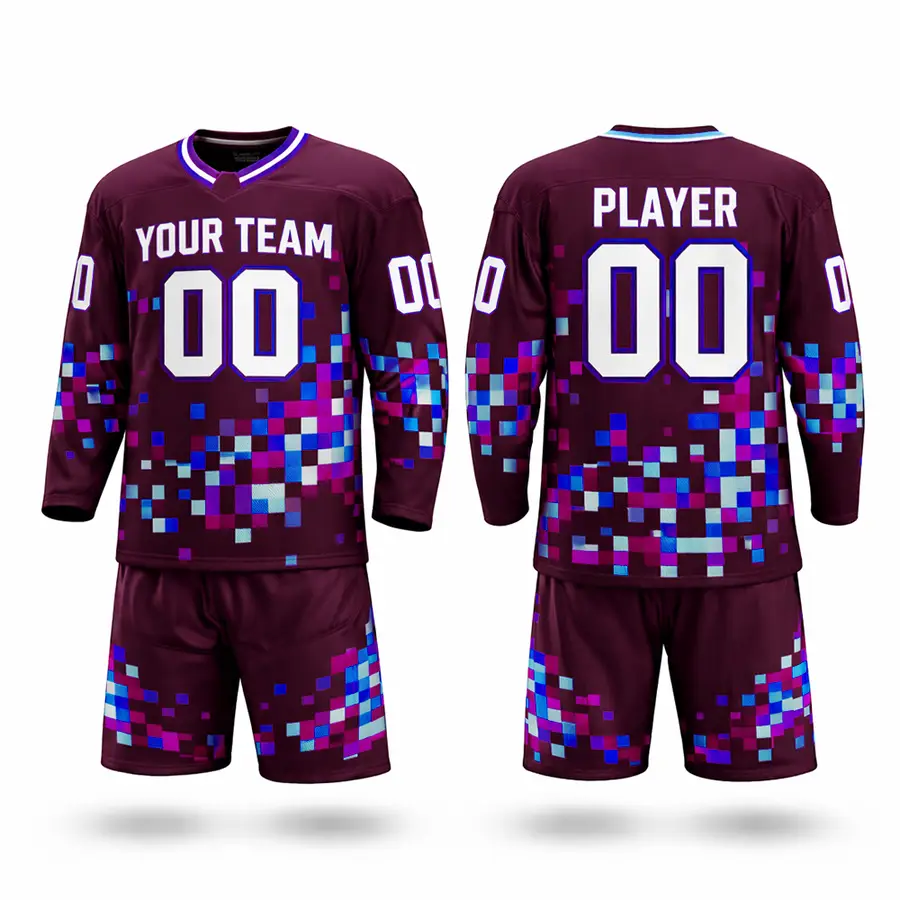 Customized Logo Digital Print Handmade Men's Team Wear Sets Jersey Pant 100% Polyester Quick Dry Breathable Anti-Bacterial — Zefal Industries product photograph 5 of 6