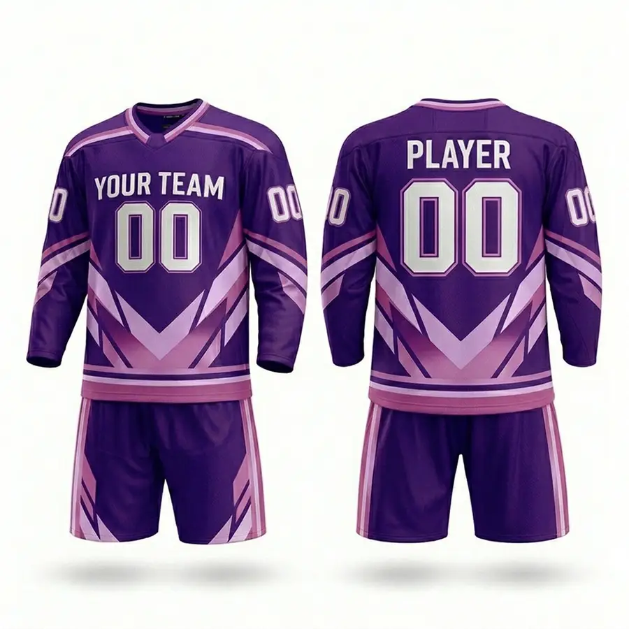 Customizable Set Team Logo Breathable Mesh Jersey Durable Pants Digital Print Anti-Bacterial Winter Men's Eco-Friendly — Zefal Industries product photograph 5 of 6