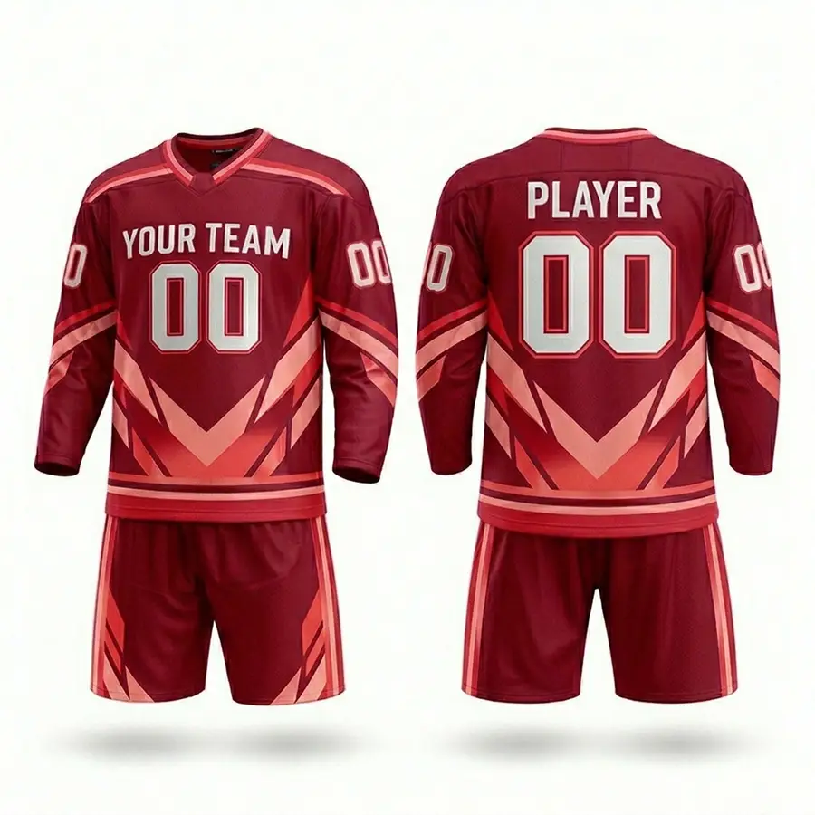 Customizable Set Team Logo Breathable Mesh Jersey Durable Pants Digital Print Anti-Bacterial Winter Men's Eco-Friendly — Zefal Industries product photograph 6 of 6