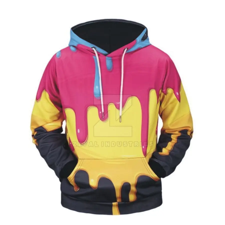 Best Selling Customized Logo Winter Sublimation Hoodies for Men 100% Cotton Fleece Eco-Friendly Breathable — real Zefal Industries product photograph