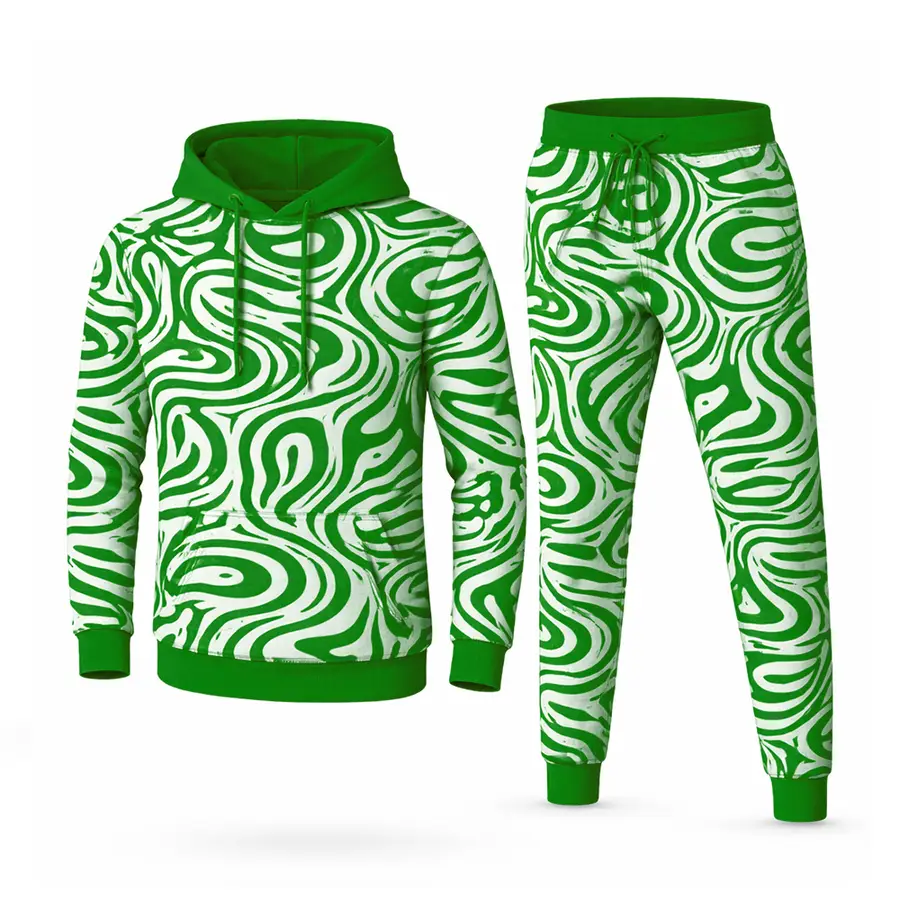Custom Winter Waterproof Windproof Reversible Tracksuit for Men Full-Zip Jogger Pants Two-Piece Sportswear Set Digital 100% — Zefal Industries product photograph 4 of 6