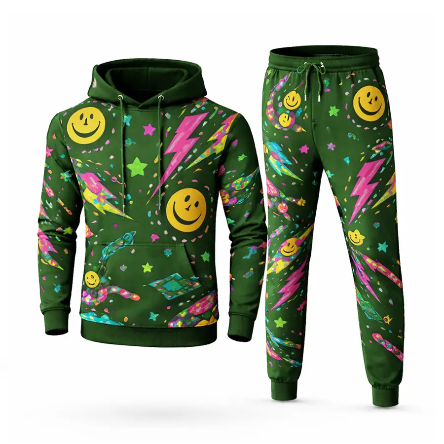 New Arrival 100% Bamboo Fiber Winter Heart Digital Printed Custom Print ODM Beaded Embroidered Men Unisex Bleached Hoodie Blank — Zefal Industries product photograph 2 of 6