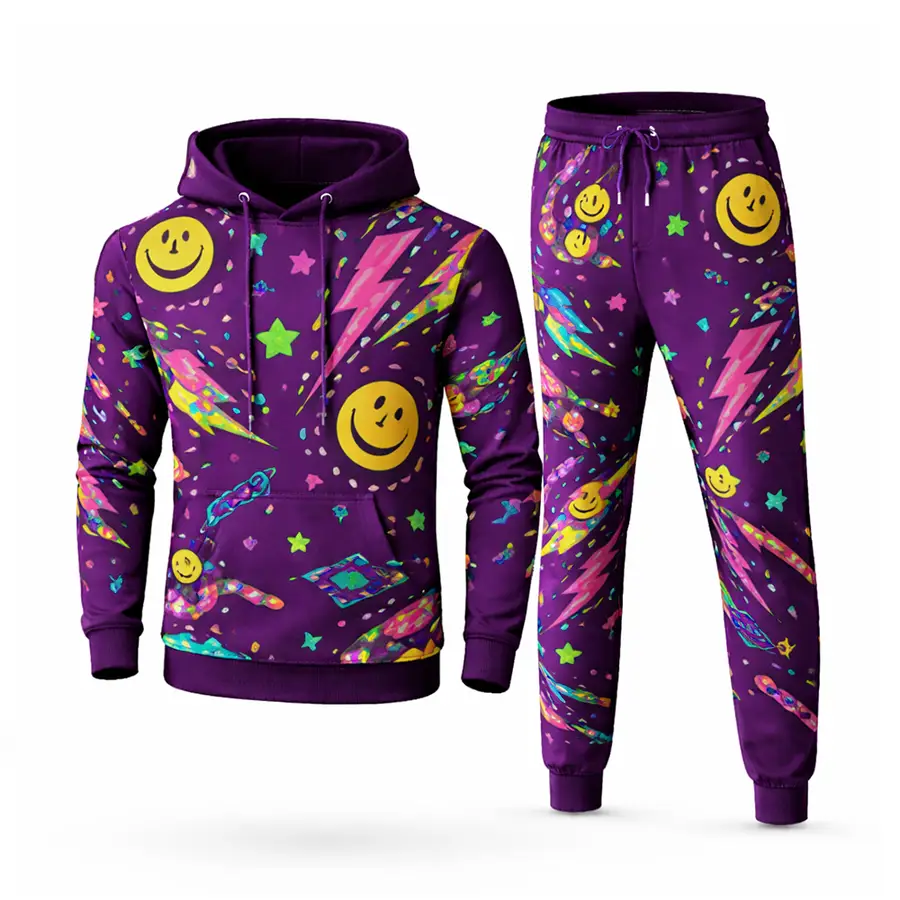 New Arrival 100% Bamboo Fiber Winter Heart Digital Printed Custom Print ODM Beaded Embroidered Men Unisex Bleached Hoodie Blank — Zefal Industries product photograph 3 of 6