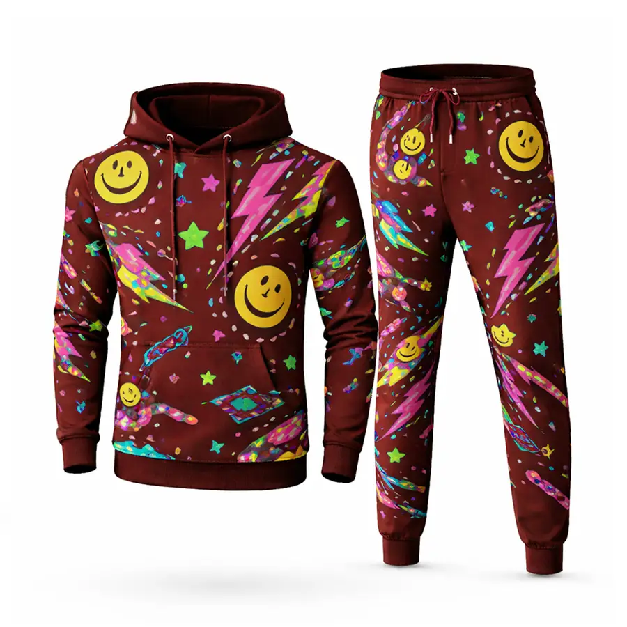 New Arrival 100% Bamboo Fiber Winter Heart Digital Printed Custom Print ODM Beaded Embroidered Men Unisex Bleached Hoodie Blank — Zefal Industries product photograph 4 of 6