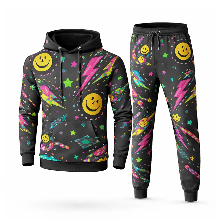 New Arrival 100% Bamboo Fiber Winter Heart Digital Printed Custom Print ODM Beaded Embroidered Men Unisex Bleached Hoodie Blank — Zefal Industries product photograph 6 of 6