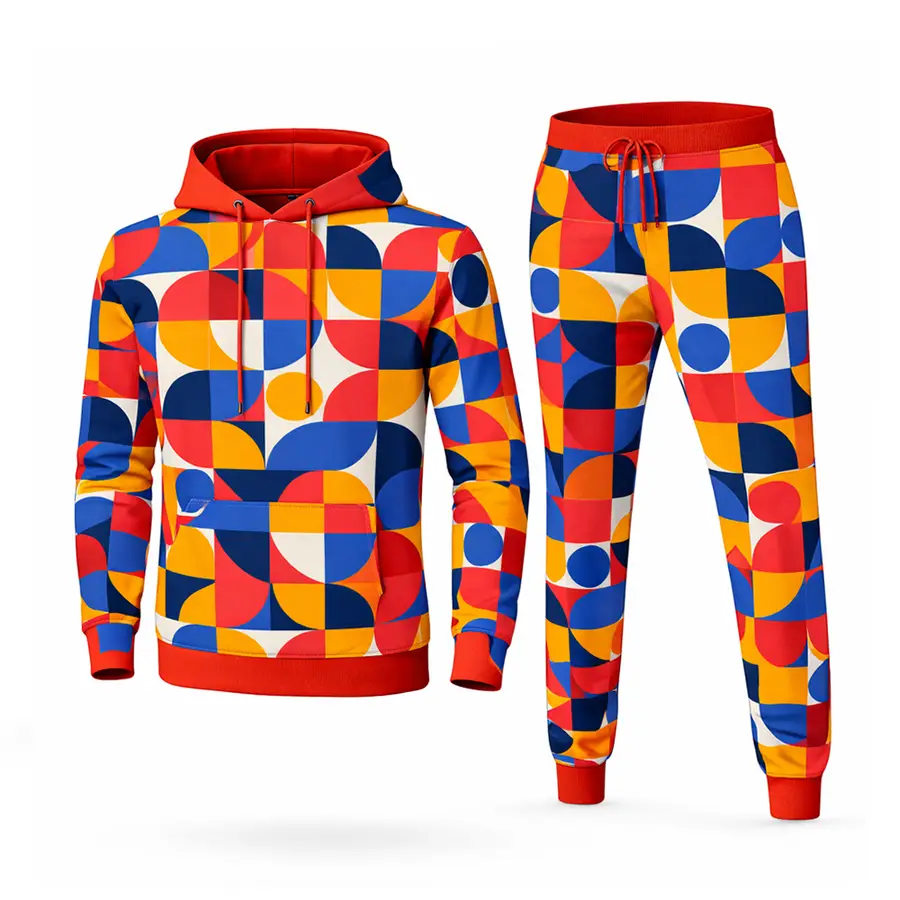 Unisex White 100% Bamboo Fiber Fleece Lined Heart Digital Printed Waterproof Embroidered Beaded Sporty Vacation Winter Pullover — Zefal Industries product photograph 1 of 6
