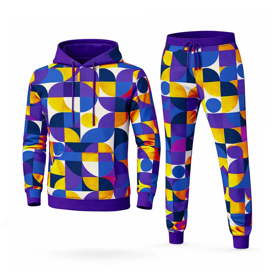 Unisex White 100% Bamboo Fiber Fleece Lined Heart Digital Printed Waterproof Embroidered Beaded Sporty Vacation Winter Pullover — Zefal Industries product photograph 3 of 6