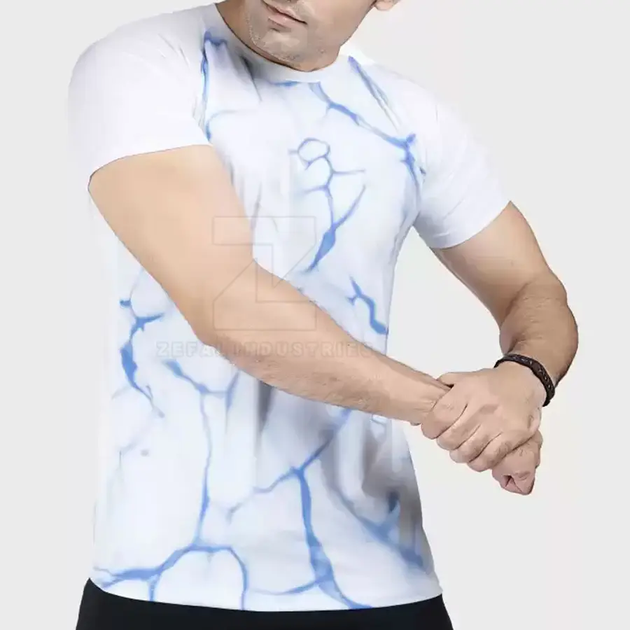 New Design Street Wear Men Sublimation Shirts 100% Cotton Breathable Quick Dry Eco-Friendly Summer Wholesale — Zefal Industries product photograph 3 of 6