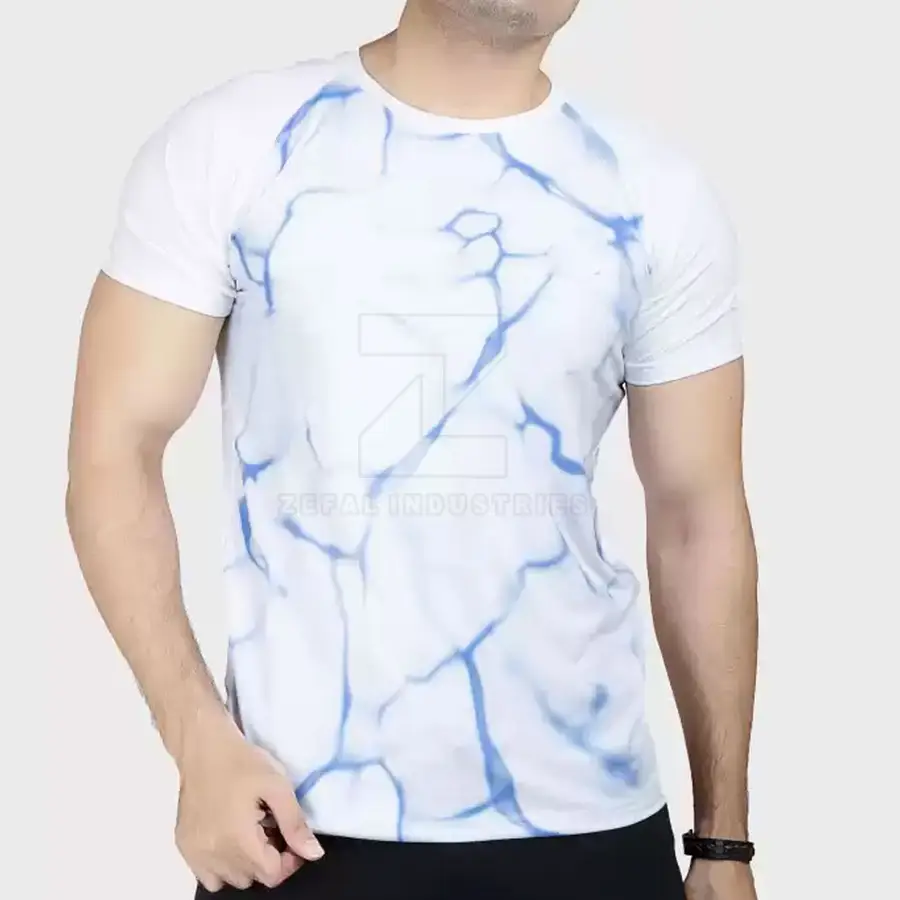 New Design Street Wear Men Sublimation Shirts 100% Cotton Breathable Quick Dry Eco-Friendly Summer Wholesale — Zefal Industries product photograph 5 of 6