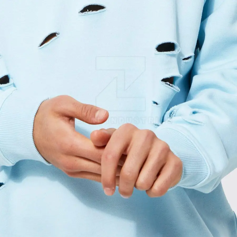 Pakistan Manufacturer Men's Winter Sweatshirts 100% Cotton Eco-Friendly Breathable Fleece Casual Wear Wholesale — Zefal Industries product photograph 6 of 6